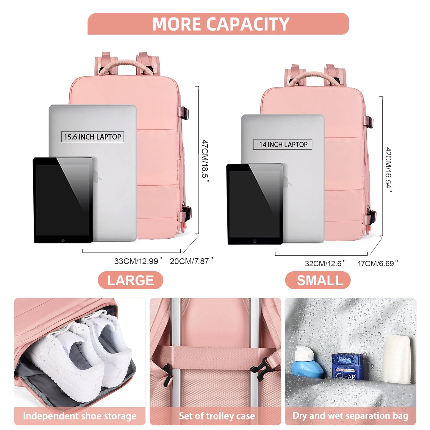 Large Capacity Waterproof Casual Bag Suitcase