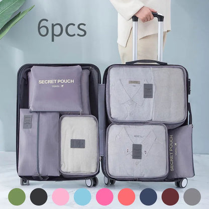 6pcs Portable Travel Suitcases Bag