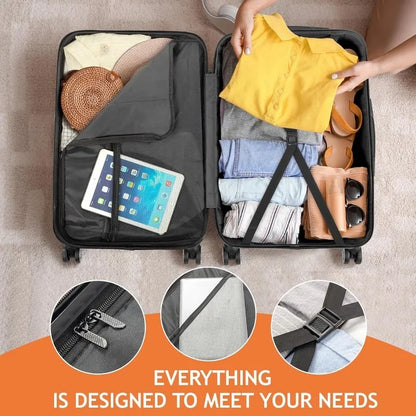 3-Piece Travel Lightweight Suitcase Set