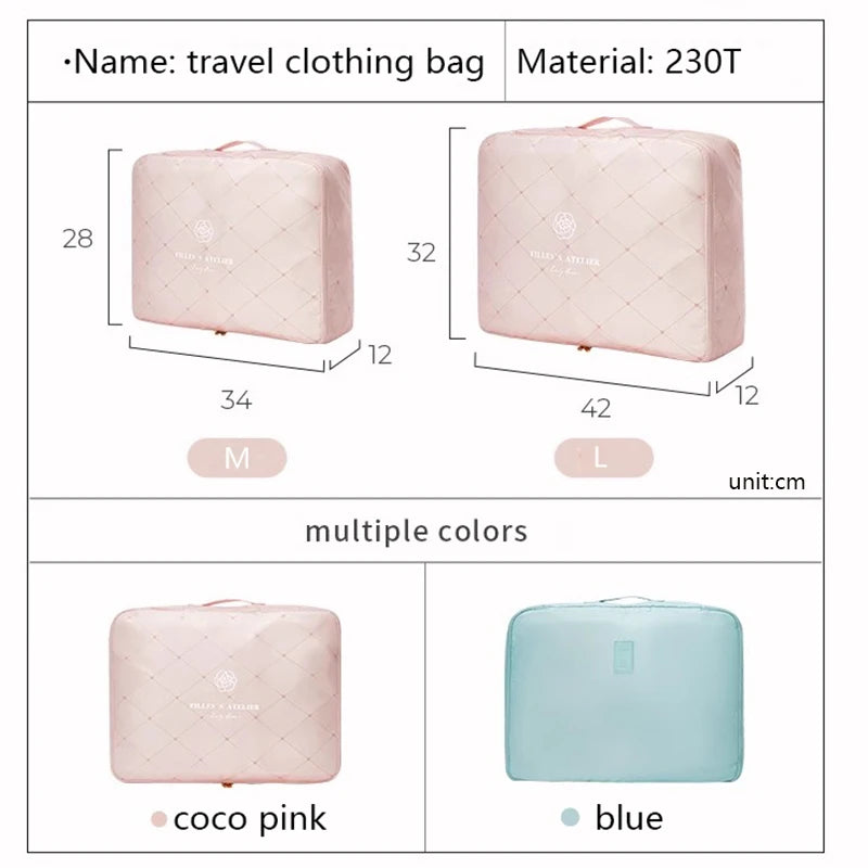 Packing Cubes Suitcase Travel Bag